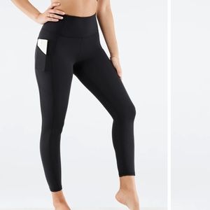 Fabletics Black Oasis PureLuxe High Waisted 7/8 Legging